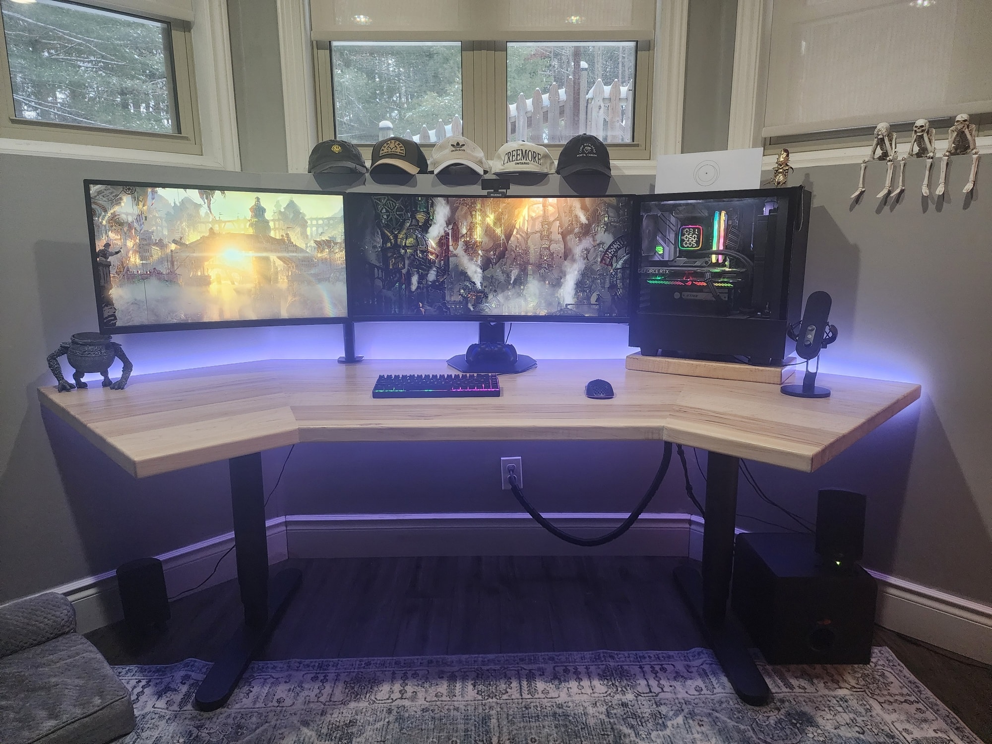 Maple Computer Desk