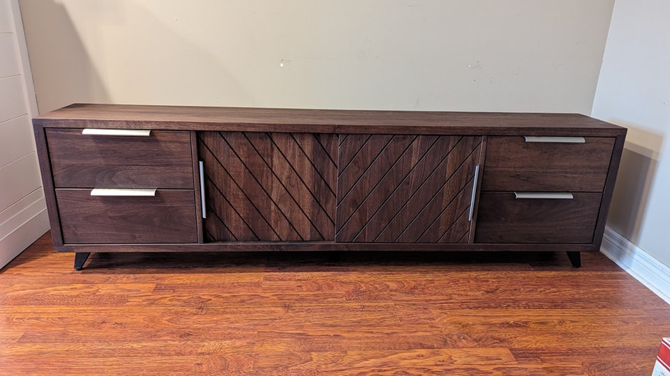Walnut Console Table