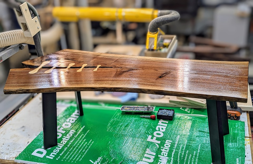 Walnut Inlay Coffee Table