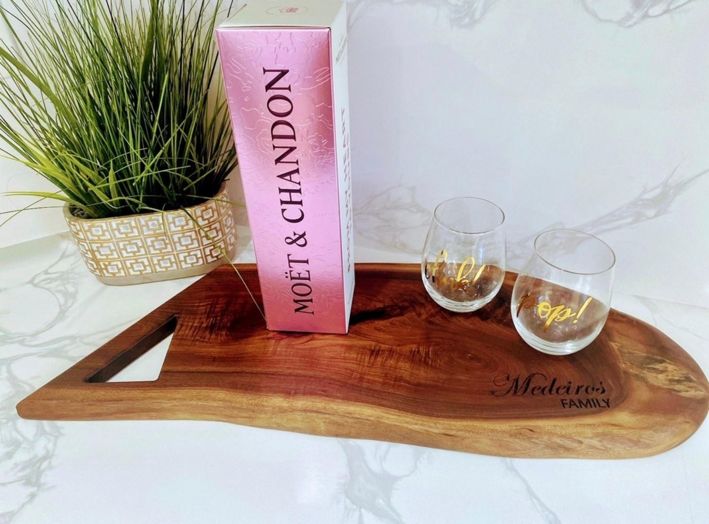 Walnut Charcuterie Board with custom engraving