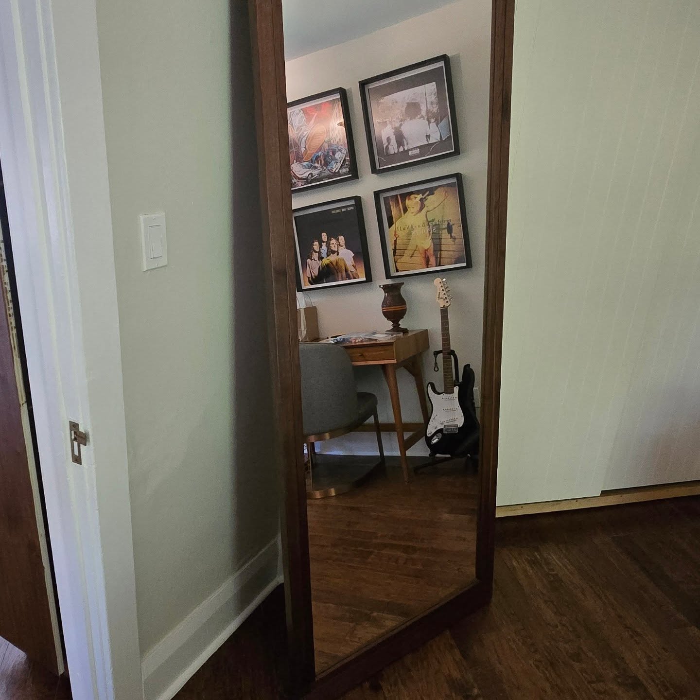 Walnut Live Edge Mirror